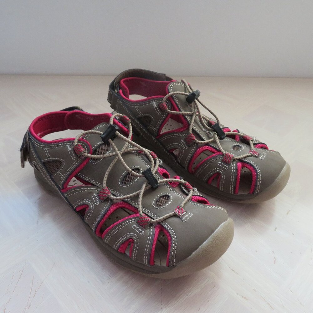 Eddie Bauer Mary Sport Hiking Sandals Brown Pink Women's Size 7